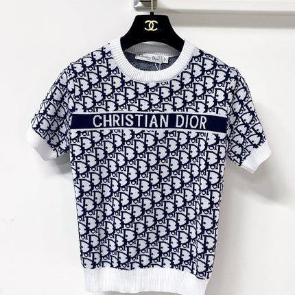 DIOR 26S SHORT-SLEEVED SWEATER 1253