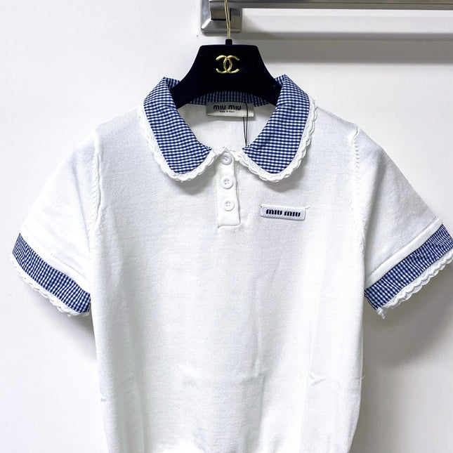 MIUMIU 26S KNIT POLO 1170