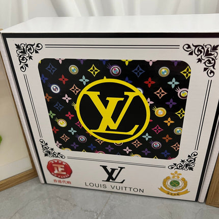 LV 25S BELT 38 MM IN BLACK CALFSKIN STAMP LOGO 593296