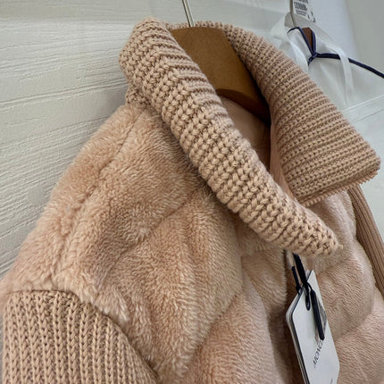 MONCLER 25S WOOL CARDIGAN IN PINK 067