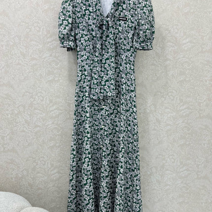 MIUMIU 25S LONG SLEEVE DRESS 265417