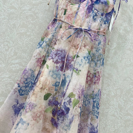 ZIMMER NEW STYLE FLORAL HALTER DRESS 272271