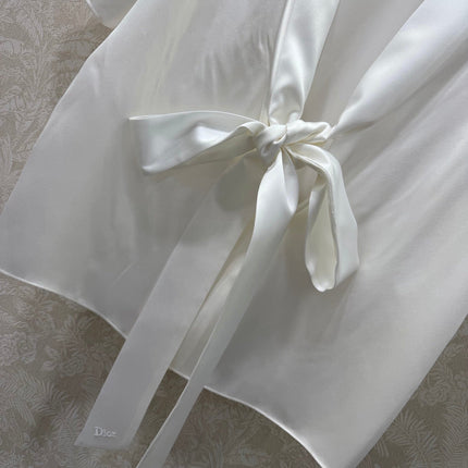 DIOR 26S SHORT-SLEEVE WAIST-TIED SHIRT 1216