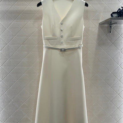 DIOR 25S SLEEVELESS DRESS WITH BELT STYLE 305