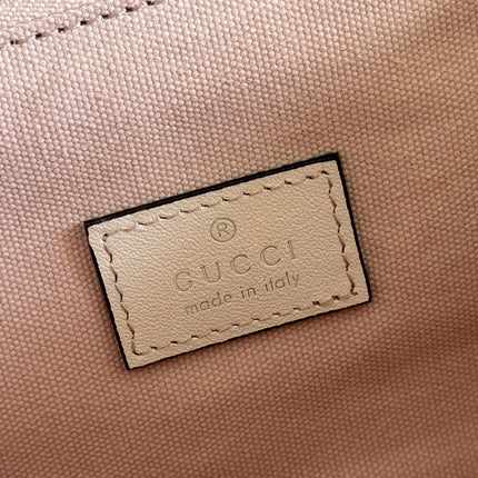 GUCCI 26S PADLOCK BAG 26 IN LIGHT PINK EMBOSSED CALFSKIN