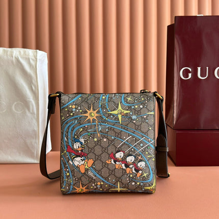 GUCCI 25S SHOULDER BAG 23 CM IN MULTICOLOR CALFSKIN