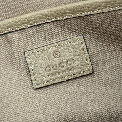 GUCCI 26S SHOULDER BAG 31 IN LIGHT EARTH BROWN CALFSKIN