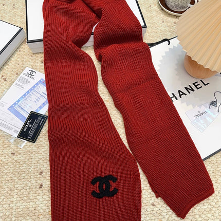 CHANEL 25S SCARF 175 IN WOOL 991921