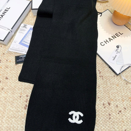 CHANEL 25S SCARF 175 IN WOOL 991922