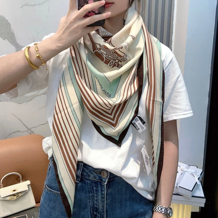 HERMES 25S SCARF 140 IN CASHMERE SILK 854529