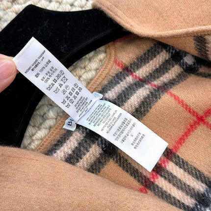 BURBERRY 25S DOUBLE-FACED CASHMERE COAT 203
