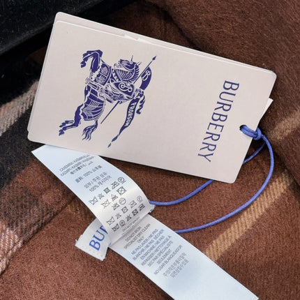 BURBERRY 25S DOUBLE-FACED CASHMERE COAT 205