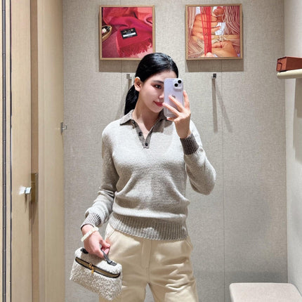 LP 26S CASHMERE POLO SWEATER 570