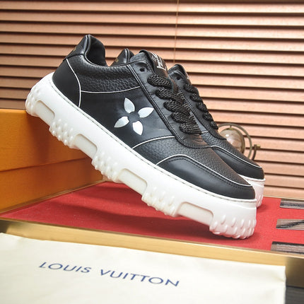 LV TRAINER BLACK MONOGRAM CALFSKIN