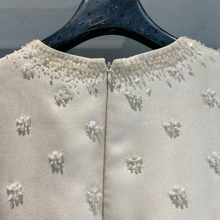 MIUMIU 26S SLEEVELESS WOOL SILK DRESS 978