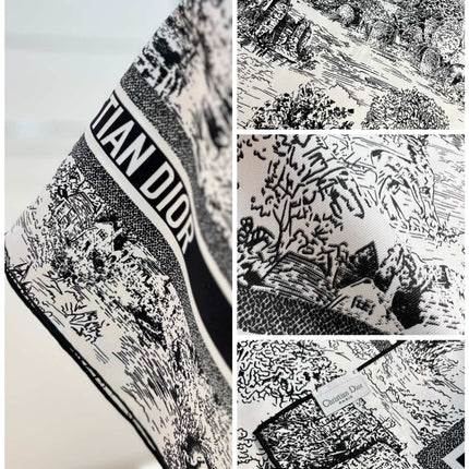 DIOR 26S SCARF 90CM IN SILK 198369