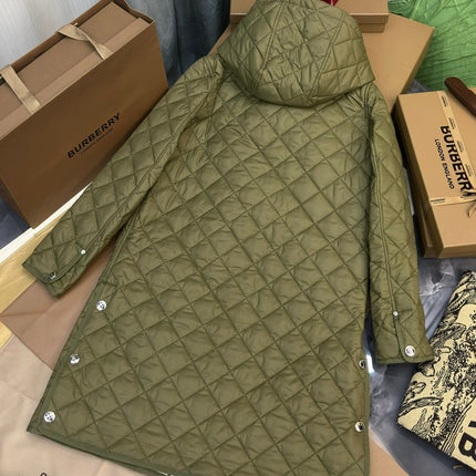 BURBERRY 25S LONG HOODED COAT 063