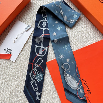 HERMES 26S SCARF 86 IN SILK 309616