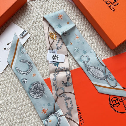 HERMES 26S SCARF 86 IN SILK 309617