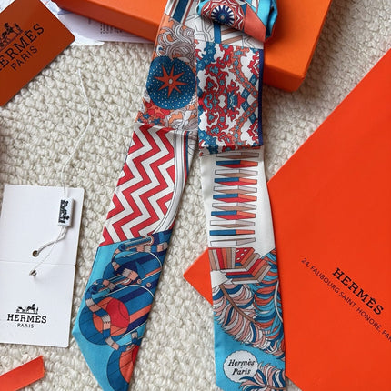 HERMES 26S SCARF 86 IN SILK 309627
