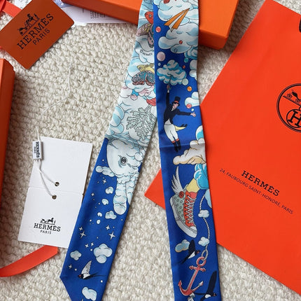 HERMES 26S SCARF 86 IN SILK 309632