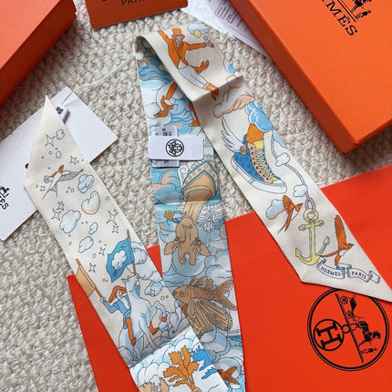HERMES 26S SCARF 86 IN SILK 309633