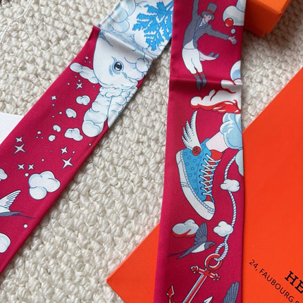 HERMES 26S SCARF 86 IN SILK 309634