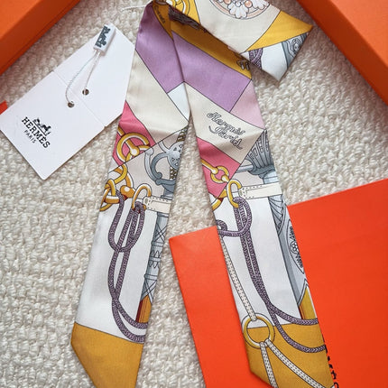 HERMES 26S SCARF 86 IN SILK 309647