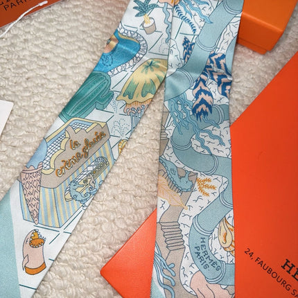 HERMES 26S SCARF 86 IN SILK 309651