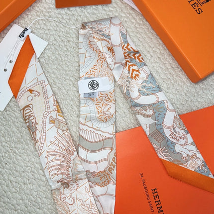 HERMES 26S SCARF 90 IN SILK 309654
