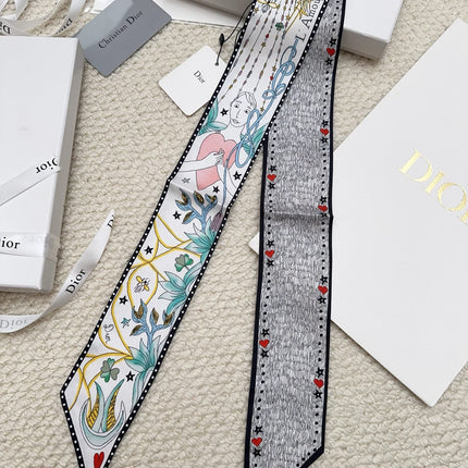 DIOR 26S SCARF 86CM IN SILK 311736
