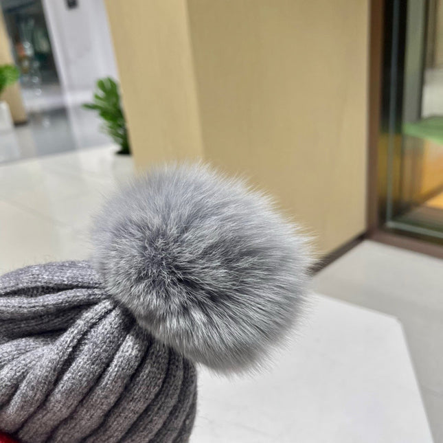 BEANIE HAT IN COLORFUL WOOL 434722