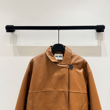 MIUMIU LEATHER JACKET STYLE 845