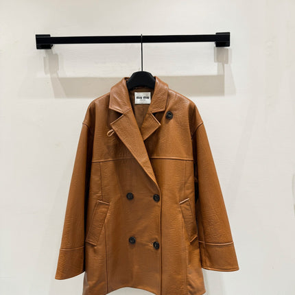 MIUMIU LEATHER JACKET STYLE 845