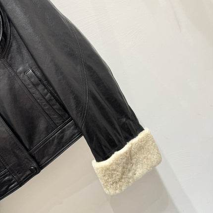 MIUMIU LEATHER JACKET STYLE 586