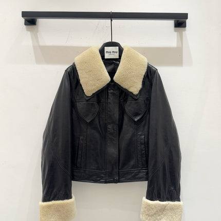 MIUMIU LEATHER JACKET STYLE 586