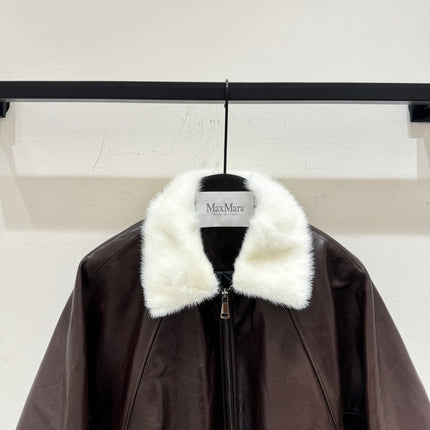 MAX MARA 25S SHORT SHEARLING COAT 169