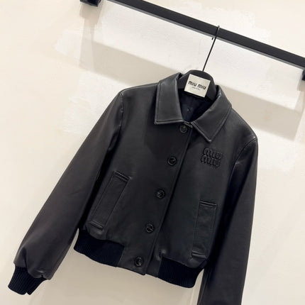 MIUMIU LEATHER JACKET STYLE 843