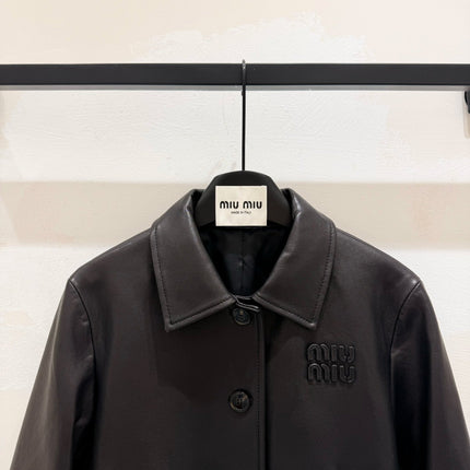 MIUMIU LEATHER JACKET STYLE 843