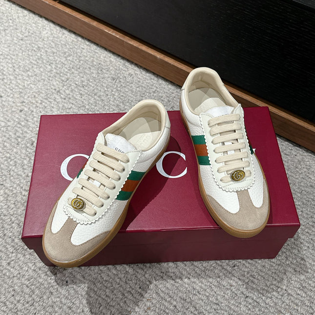 GG & ADIDAS SNEAKER WHITE CALFSKIN