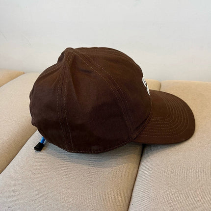 MIUMIU BASEBALL CAP IN BROWN KHAKI FABRIC STYLE 6