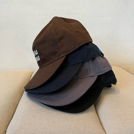 MIUMIU BASEBALL CAP IN DARK GREY KHAKI FABRIC STYLE 4