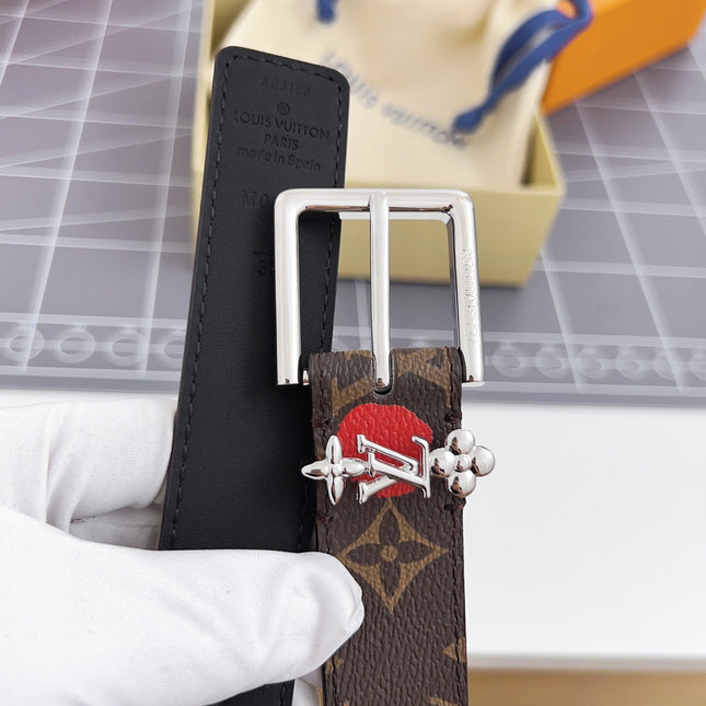 LV BLOOM 30 MM IN COLORFUL MONOGRAM CALFSKIN SILVER HARDWARE