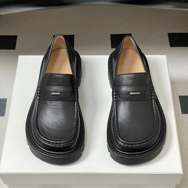 LOEWE 26S LOAFER IN BLACK CALFSKIN
