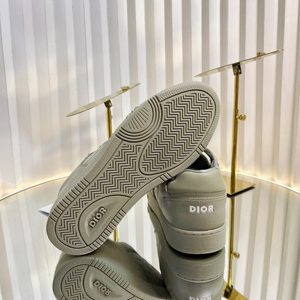 B27 LOW-TOP SNEAKER TROUT GRAY SMOOTH CALFSKIN