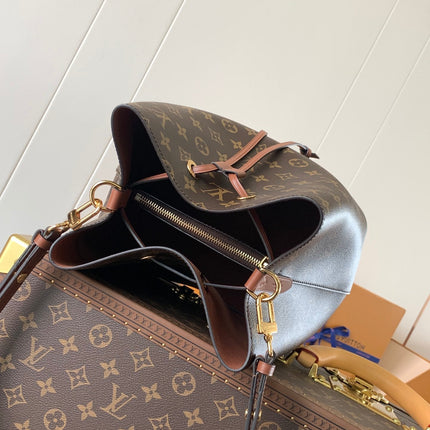 LV 26S GASTON BAG 26 IN BROWN MONOGRAM CANVAS STYLE 1