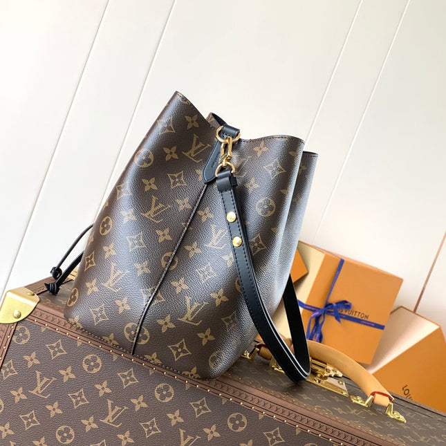 LV 26S GASTON BAG 26 IN BROWN MONOGRAM CANVAS STYLE 3