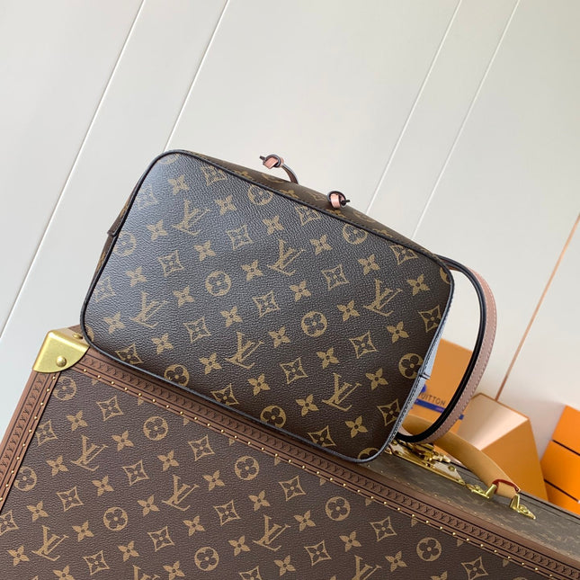LV 26S GASTON BAG 26 IN BROWN MONOGRAM CANVAS STYLE 4