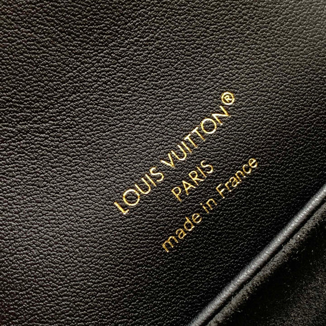 LV COUSSIN BACKPACK CRAFTED FROM 20 IN BLACK MONOGRAM CALFSKIN
