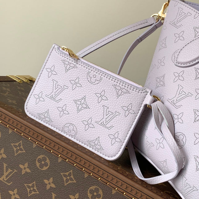 LV 25S BLOSSOM BAG 20 IN MISTY PURPLE CALFSKIN GOLD HARDWARE